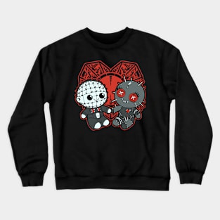 Pin Voodoo Love - Cute Horro Movie Gift Crewneck Sweatshirt